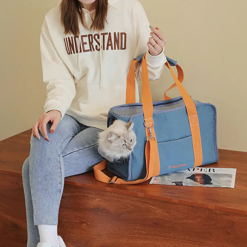 Canvas Pet Carrier Bag  Happy Pet3