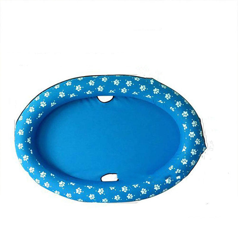Inflatable Dog Swimming Pool Hammock for Pets Paw Pals Pet Shop grey