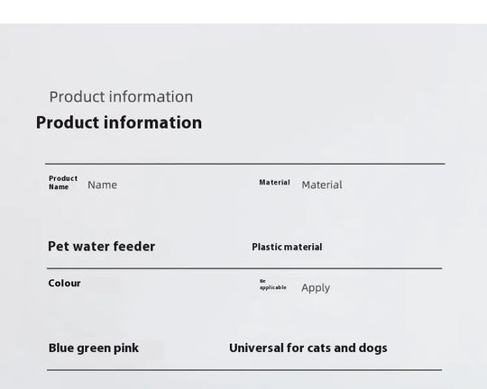 Automatic Pet Feeder & Water Dispenser