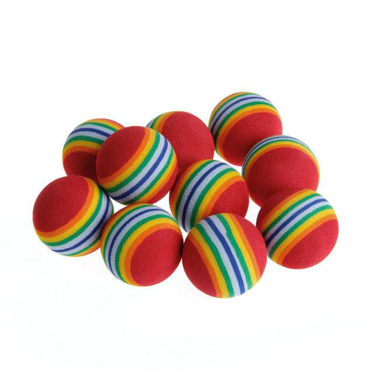 Golf Practice Balls - Sponge Foam Training Balls Paw Pals Pet Shop 50pcs Red