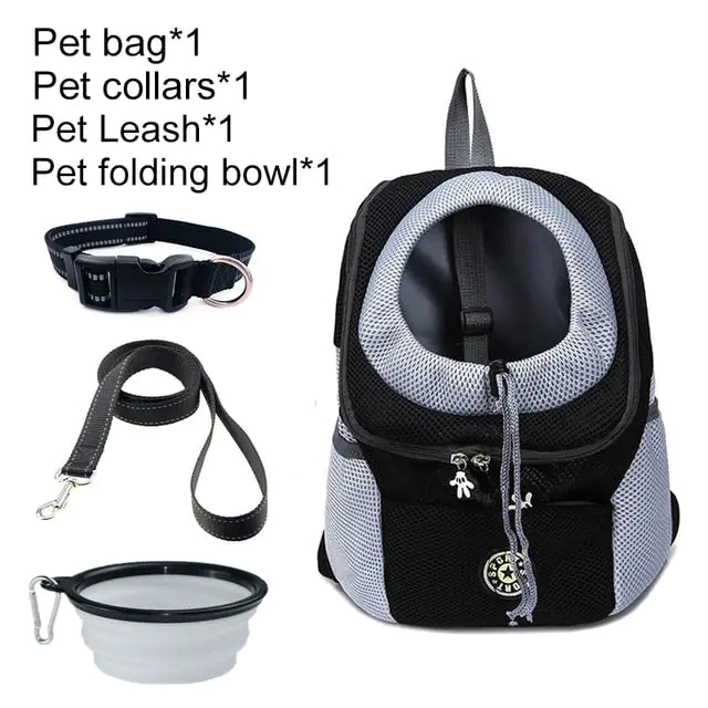 Pet Travel Carrier Bag  Happy Pet3 Black set 1 M for 5-10kg 