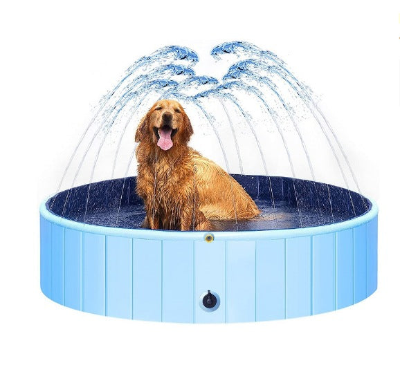 Foldable Pet Splash Pool for Dogs and Bathing Fun Paw Pals Pet Shop