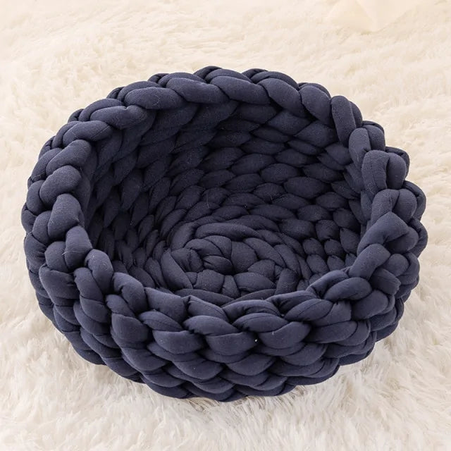 Soft Pet Bed  Happy Pet3 Navy Blue 45cm(0.9kg) 