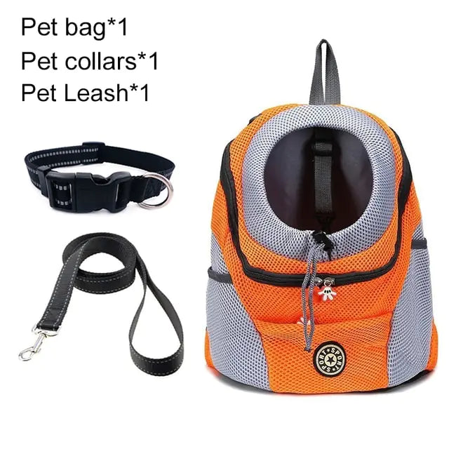 Pet Travel Carrier Bag  Happy Pet3 Orange Set L for 10-13kg 