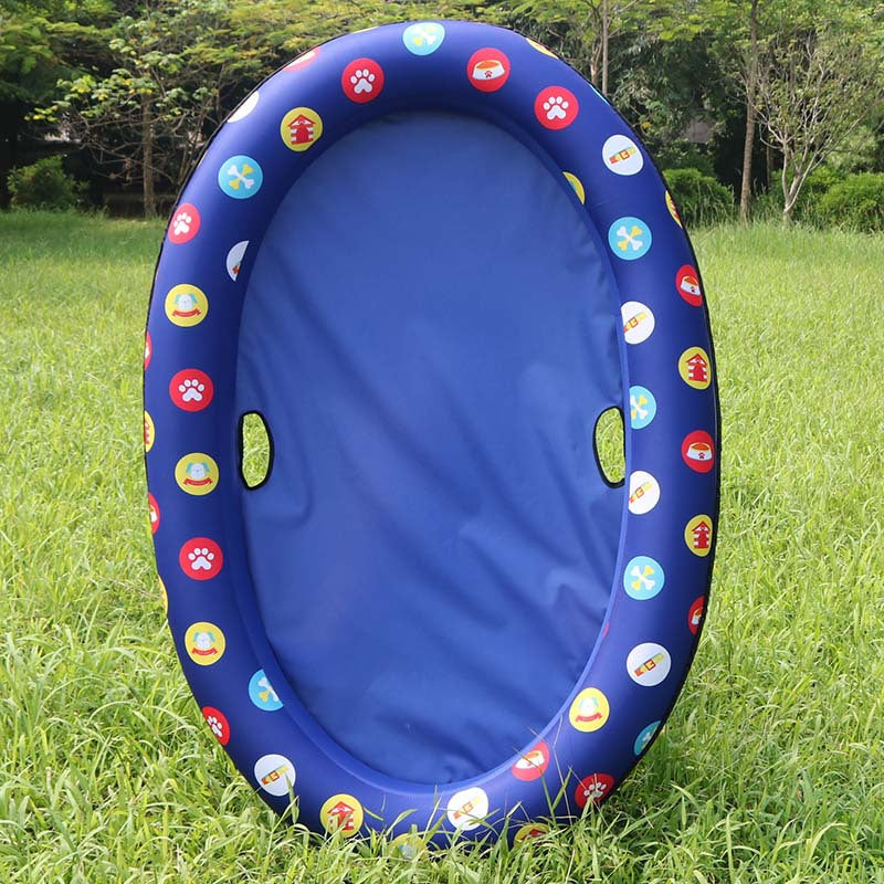 Inflatable Dog Swimming Pool Hammock for Pets Paw Pals Pet Shop green