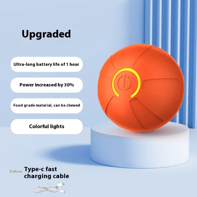 Pets Electric Jumping Ball Automatic Dog-teasing Luminous Pet Products Pets Dogs Training Products Ball Toys For Dogs Resistance Paw Pals Pet Shop