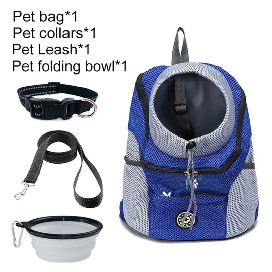 Pet Travel Carrier Bag  Happy Pet3 Blue Set 1 M for 5-10kg 