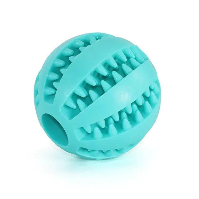 Rubber Balls Chewing Pet Toys  Happy Pet3 Lake Blue M-6cm 