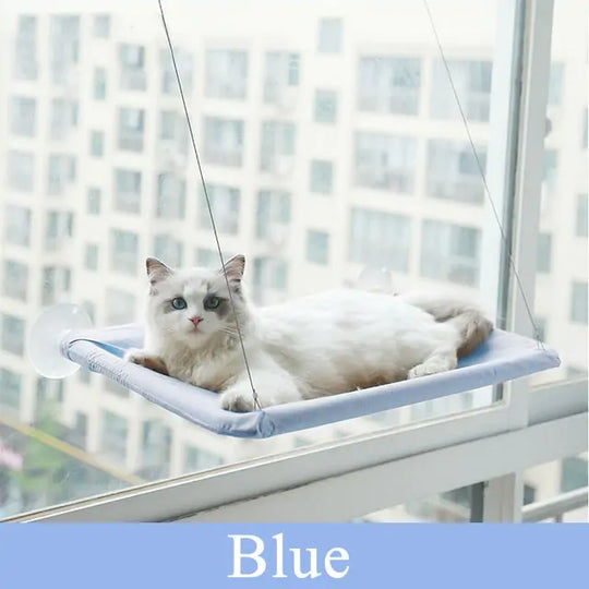 Cat Hanging Bed Shelf  Happy Pet3 Blue  