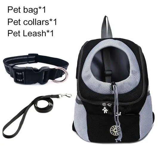 Pet Travel Carrier Bag  Happy Pet3 Black set S for 0-5kg 