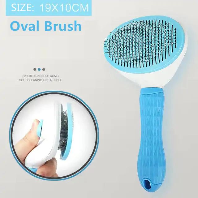 Pet Grooming Brush  Happy Pet3 Blue  