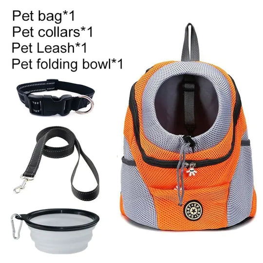 Pet Travel Carrier Bag  Happy Pet3 Orange Set 1 S for 0-5kg 