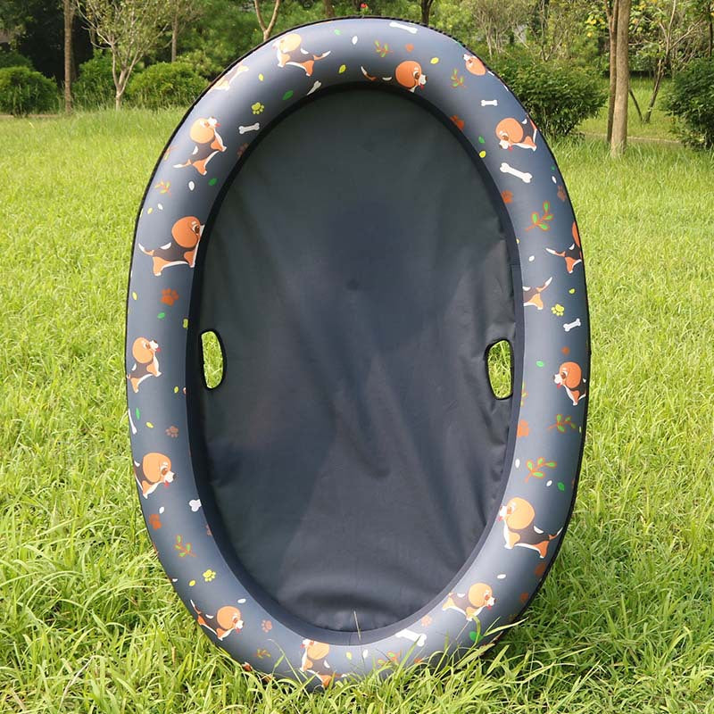 Inflatable Dog Swimming Pool Hammock for Pets Paw Pals Pet Shop blue