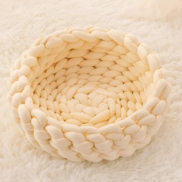 Soft Pet Bed  Happy Pet3 Pale Yellow 50cm(1.2kg) 