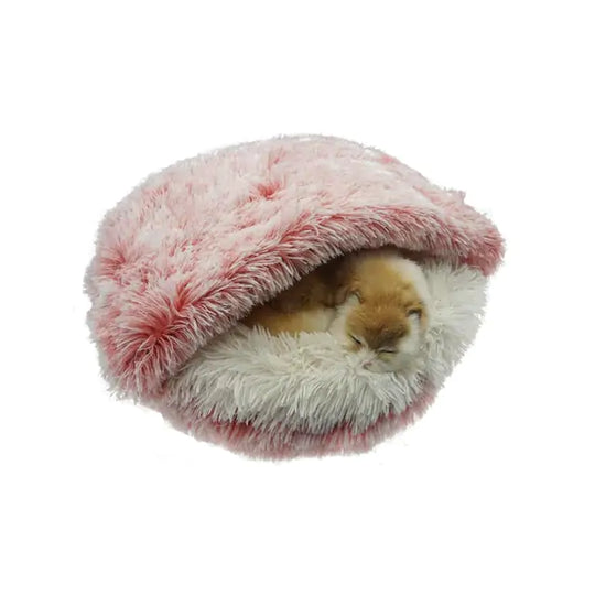 2-in1 Pet Bed  Happy Pet3 Long Plush Pink 40cm 