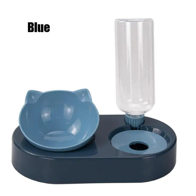 Food Water Feeder  Happy Pet3 Blue 1  