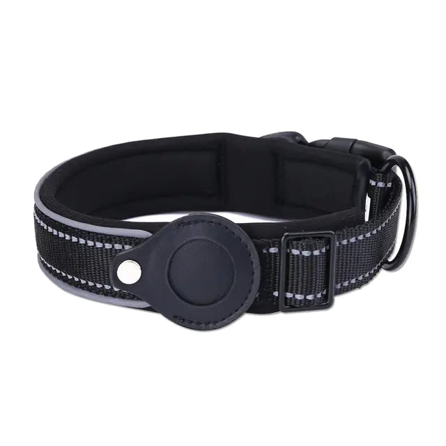 Airtag Dog Collar  Happy Pet3 Black XL 