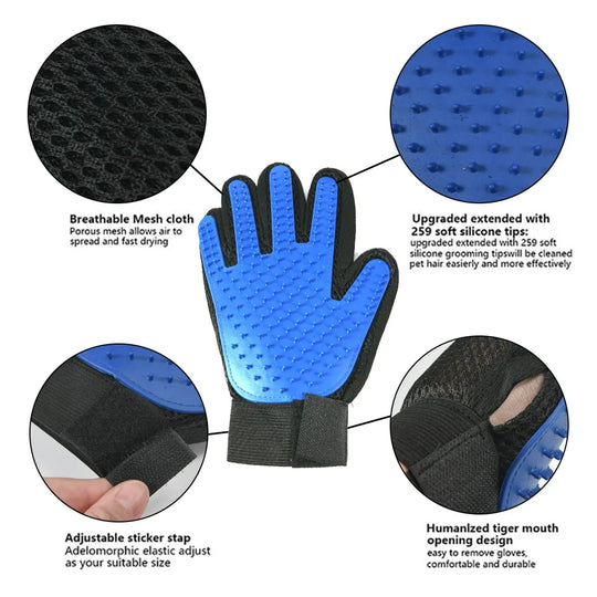 Pet Grooming Gloves  Happy Pet3   