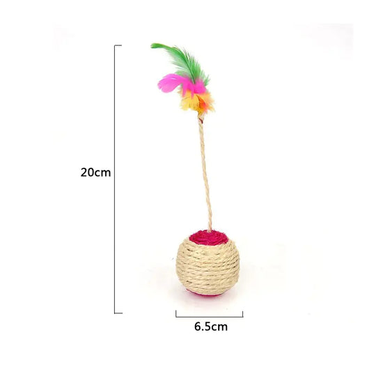 Cat Scratching Ball Toy  Happy Pet3   